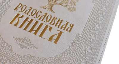 Родословная книга «Художественная. Свадебная» с древом, кожзам бежевая