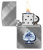 Зажигалка ZIPPO Gleaming Spade Design с покрытием Diagonal Weave, латунь/сталь, серебристая, матовая, 38x13x57 мм (без бензина) Зажигалка ZIPPO Gleaming Spade Design с покрытием Diagonal Weave, латунь/сталь, серебристая, матовая, 38x13x57 мм (без бензина)