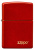 Зажигалка ZIPPO Classic с покрытием Metallic Red, латунь/сталь, красная, матовая, 38x13x57 мм Зажигалка ZIPPO Classic с покрытием Metallic Red, латунь/сталь, красная, матовая, 38x13x57 мм