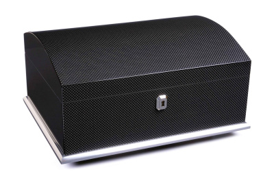 Хьюмидор Gentili Dome Top на 60 сигар, Карбон