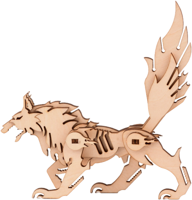 Конструктор The Science of wood Волк Конструктор The Science of wood Волк