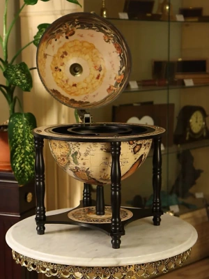 Глобус-бар настольный/напольный "Карта мореплавателя", d=33 см Глобус-бар настольный/напольный "Карта мореплавателя", d=33 см