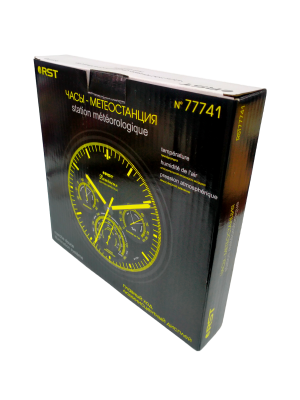 Светящиеся настенные часы - метеостанция RST Lumineux 77741