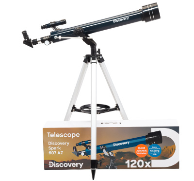 Телескоп Levenhuk Discovery Spark 607 AZ с книгой