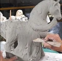 Лепка фигуры De Rosa