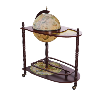 Глобус-бар напольный со столиком "Небесная сфера", d=33 см