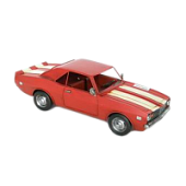 Сувенирная модель ретро-автомобиля Шевроле Камаро 1966-1969 гг., красный с черным верхом