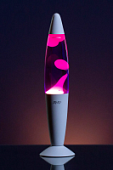 Лава лампа Amperia Rocket White Белая/Фиолетовая (35 см)