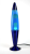 Лава-лампа 41см Хром (C) Белая/Синяя