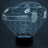 3D ночник Porsche 911