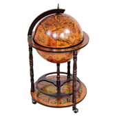 Глобус-бар напольный, сфера 45 см (арт. JG-45001R) Глобус-бар напольный, сфера 45 см (арт. JG-45001R)