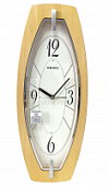 Овальные настенные часы Seiko, QXA571Z, в деревянном корпусе