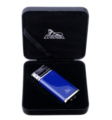 Зажигалка Lubinski Ареццо, турбо, синяя, WA215-6