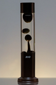 Лава лампа Amperia Tube Черная/Прозрачная (39 см) Black