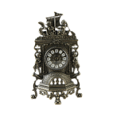 Часы каминные "Корабль" (плоские), антик