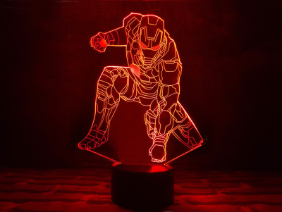 3D ночник Железный человек