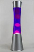 Лава-лампа 39см CG Silver Белая/Фиолетовая (Воск)