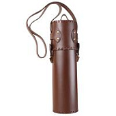 Термос походный 1л в оплетке из натуральной кожи с наплечным ремнем, арт.510ТК-КОР Термос походный 1л в оплетке из натуральной кожи с наплечным ремнем, арт.510ТК-КОР