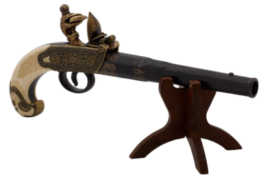 Макет. Кремневый пистоль тульских оружейников (Россия, XVIII век)