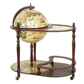 Глобус-бар напольный со столиком "Небесная Сфера", d=42 см