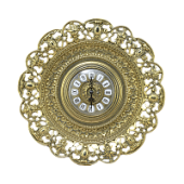 Часы-блюдо в рамке "Барокко", золото Часы-блюдо в рамке "Барокко", золото