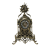 Каминные часы с канделябрами "Осень", антик