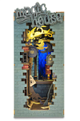 Деревянный конструктор-вставка на полку Robotime - Волшебный дом (Magic House)