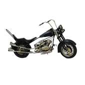 Масштабная модель мотоцикла "Harley Davidson", черный, длина 28 см