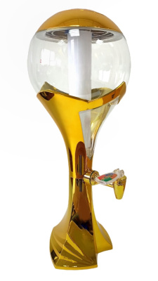 Диспенсер для напитков Пивная Башня "Пауэр Ренджерс", 3л, колба для льда, золотая