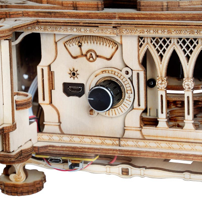 Механический деревянный конструктор Robotime - Классический граммофон (Classic Gramophone)