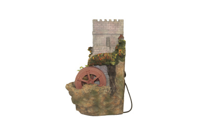Фонтан декоративный с подсветкой "Старая башня"
