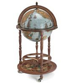 87/A Глобус-бар напольный "Юнона. Голубой океан", d=40 см (Zoffoli, Италия) 87/A Глобус-бар напольный "Юнона. Голубой океан", d=40 см (Zoffoli, Италия)