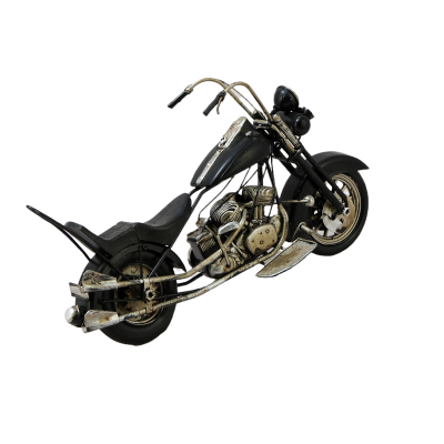 Масштабная модель мотоцикла "Harley Davidson", черный, длина 28 см