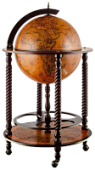 Глобус-бар напольный, сфера 45 см (арт. JG-45043R) Глобус-бар напольный, сфера 45 см (арт. JG-45043R)